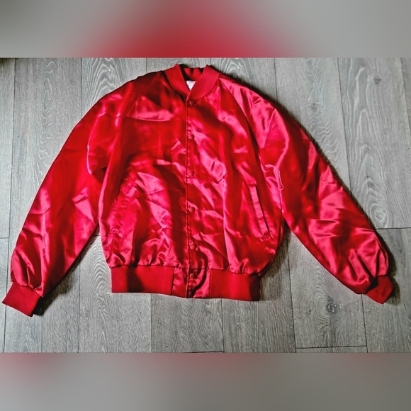 Vintage Red Grand Ole Opry Satin Jacket - Picture 2 of 3